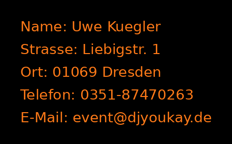 Impressum Adresse